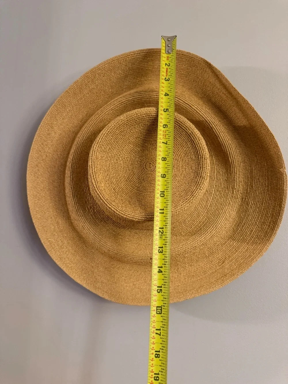 Annabel Ingall Handcrafted Straw Sun Hat Wide Brim Packable Made In USA